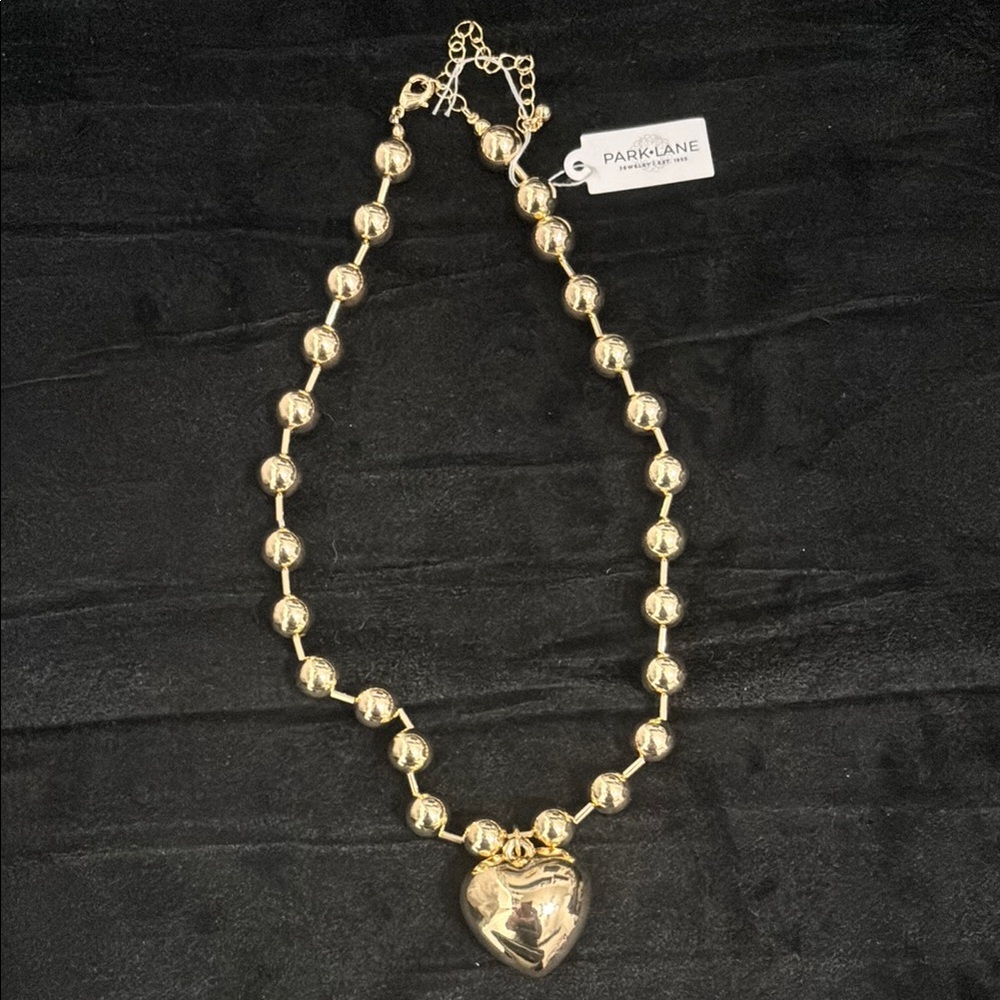 Gold Heart Necklace -Park Lane